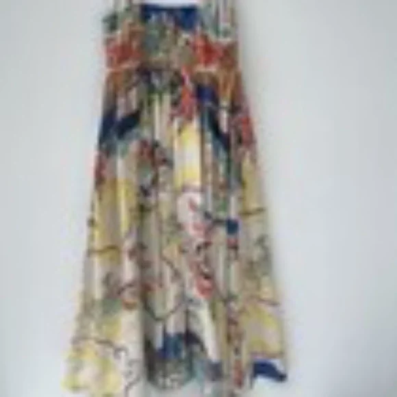 Christian Lacroix Alight Picnic Midi Dress in Nautical Map - Picture 8 of 8